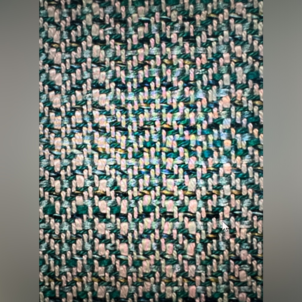 Thibaut Ashbourne Tweed fabric in Teal sold $123 per yard